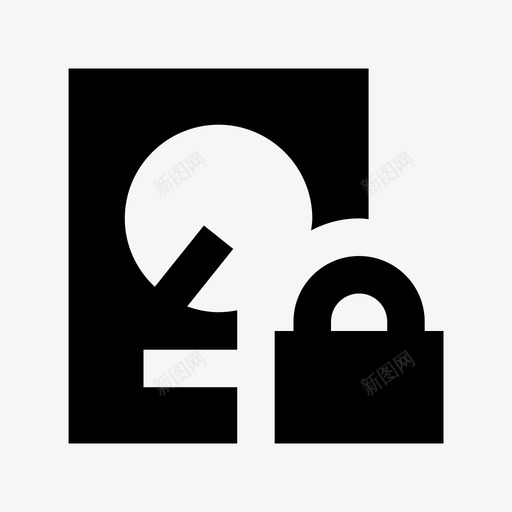 数据保护犯罪和安全材料实体图标svg_新图网 https://ixintu.com 数据保护 犯罪和安全材料实体图标