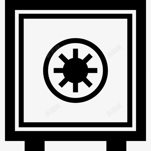 货币保险箱方形工具符号安全钱袋1图标svg_新图网 https://ixintu.com 安全 货币保险箱方形工具符号 钱袋1