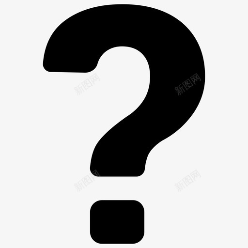 问号谁在哪里图标svg_新图网 https://ixintu.com 为什么 什么 何时 在哪里 帮助 谁 问号 问题 难题