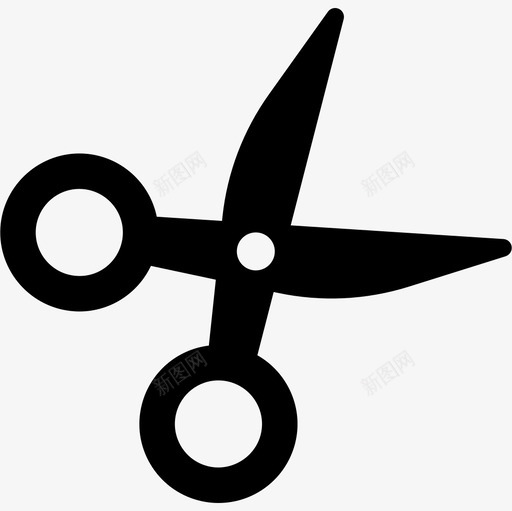 打开剪刀教育图标填充svg_新图网 https://ixintu.com 填充 打开剪刀 教育图标