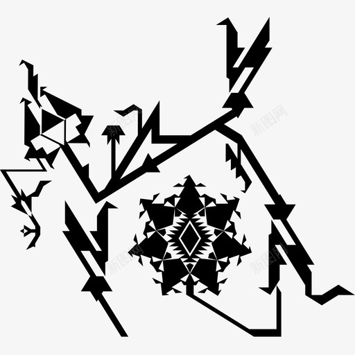 乌兹别克野花三角形溪流图标svg_新图网 https://ixintu.com 三角形 乌兹别克斯坦 乌兹别克野花 振荡 放牧 敲打 溪流 爆发 装饰 重新设计乌兹别克斯坦图形元素