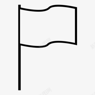 v旗帜飘扬处图标图标
