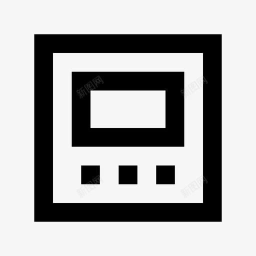 储物柜犯罪和安保材料线图标svg_新图网 https://ixintu.com 储物柜 犯罪和安保材料线图标