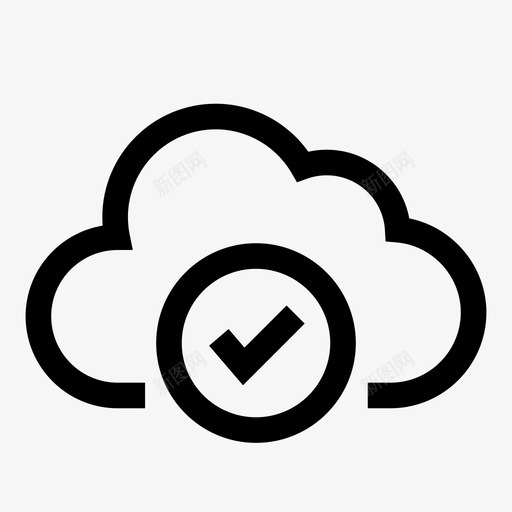 云复选标记truesuccess图标svg_新图网 https://ixintu.com add all done hosting sent success true upload 云复选标记 用户界面