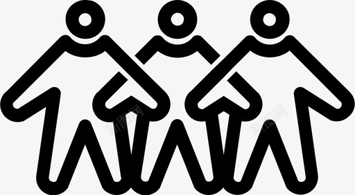 归属感适应性强标准化图标svg_新图网 https://ixintu.com 合作 团队 归属感 标准化 社交 适应 适应性强