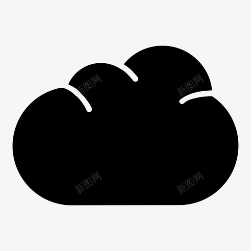 云大气凝结图标svg_新图网 https://ixintu.com 云 云气象凝结 凝结 大气 天气 天空 蓬松 阴影 风暴