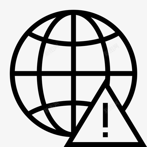地球仪误差警告震动图标svg_新图网 https://ixintu.com 地图和街道 地球 地球仪误差 智能手机 最新技术 浪涌 线框 警告 跳动 震动