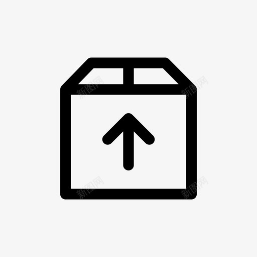 提货包裹送货图标svg_新图网 https://ixintu.com 包裹 快递 提纲购物电子商务图标集 提货 箱子 航空邮件 送货 速递