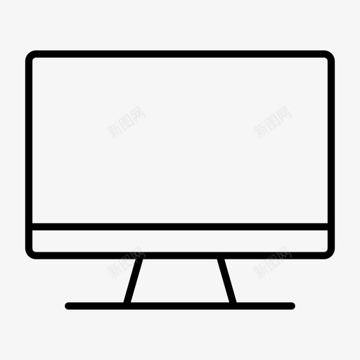 显示器电脑桌面图标svg_新图网 https://ixintu.com 宽屏 屏幕 数码管 显示器 桌面 电脑 电视