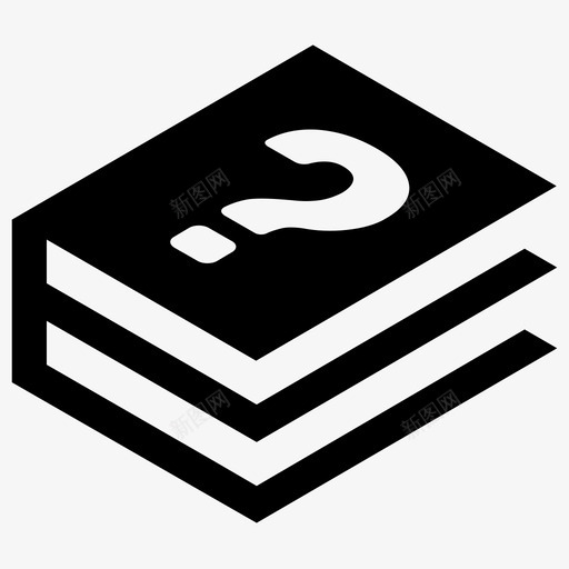 指南书籍封面图标svg_新图网 https://ixintu.com 书籍 学习 封面 手册 指南 教育 纸张 问号 页面