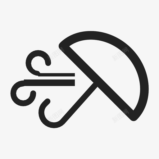 大风天图标svg_新图网 https://ixintu.com 大风天