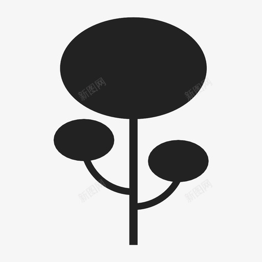 树木本树皮图标svg_新图网 https://ixintu.com 乔木 叶 木本 枝 树 树丛 树皮 高大植物