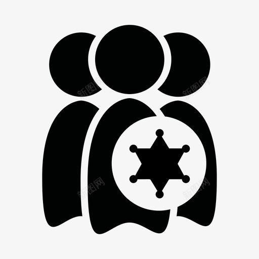 警长队俱乐部比赛图标svg_新图网 https://ixintu.com 体育 俱乐部 国家 控制组 比赛 警察组 警察队 警长队 资格