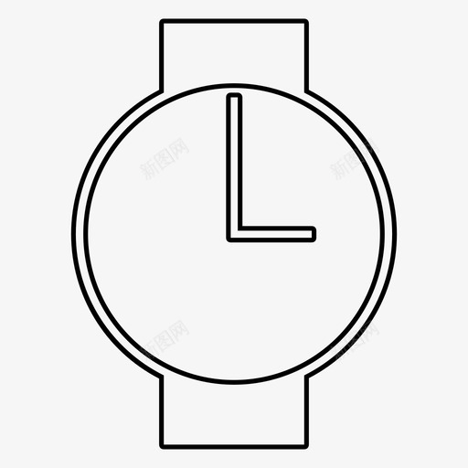 手表计时计时器秒图标svg_新图网 https://ixintu.com 手表 计时计时器秒