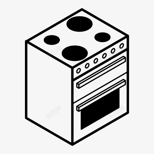 烤箱智能手机最新技术图标svg_新图网 https://ixintu.com 互联网 厨房 家具 智能手机 最新技术 烤箱 牧草 等距 等距家具 震动 食品