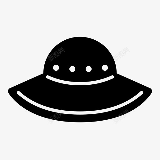 不明飞行物阿林飞碟图标svg_新图网 https://ixintu.com 不明飞行物 宇宙飞船 帽子 星星 星际外 行星外 访客 阿林 飞碟