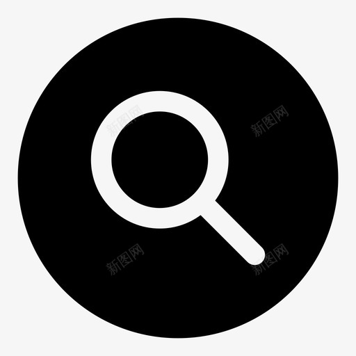 搜索无线潮汐图标svg_新图网 https://ixintu.com 互联网 振荡 搜索 搜索按钮 放大镜 无线 查找 潮汐 缩放 脉冲