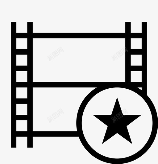 电影明星悸动脉搏图标svg_新图网 https://ixintu.com 互联网 多媒体和音乐 徽章 悸动 电影 电影带 电影明星 脉搏 重要 震颤