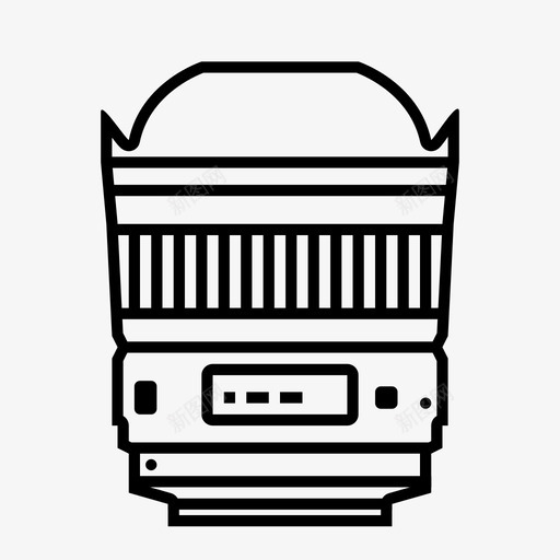 镜头望远镜摄影图标svg_新图网 https://ixintu.com 光学变焦 单反相机 变焦器 摄影 望远镜 清晰视野 特写 电子产品 相机镜头 镜头