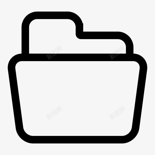 文件夹ui粗轮廓图标svg_新图网 https://ixintu.com ui粗轮廓 文件夹