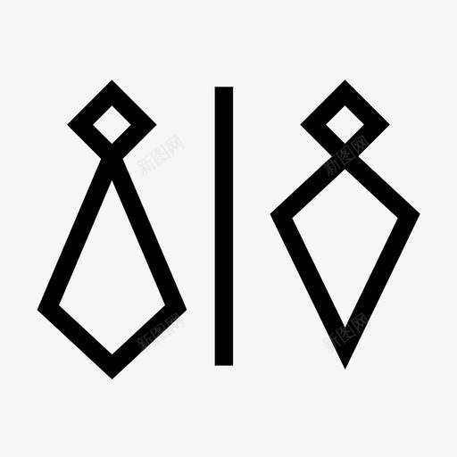 卫生间厕所洗手间图标svg_新图网 https://ixintu.com 卫生间 厕所 洗手间 浴室 瓷神 菱形公共标志