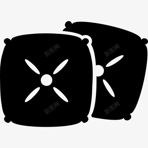 客厅靠垫夫妇工具和用具家居用品图标svg_新图网 https://ixintu.com 客厅靠垫夫妇 家居用品 工具和用具
