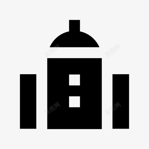 清真寺城市元料图标svg_新图网 https://ixintu.com 城市元素材料图标 清真寺