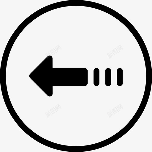 箭头用户需要圆形实心图标svg_新图网 https://ixintu.com 用户需要圆形实心 箭头
