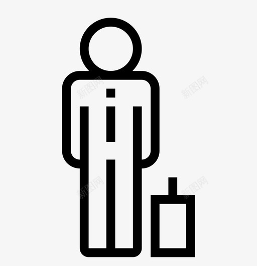 商人办公室职员会议图标svg_新图网 https://ixintu.com 会计 会议 办公室职员 包 员工 商人 用户和人 等待 经理
