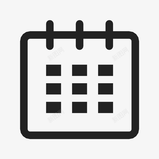 日历计时器展示件图标svg_新图网 https://ixintu.com 展示件 年 文章 日 日历 日程表 月 材料 计时器 项目