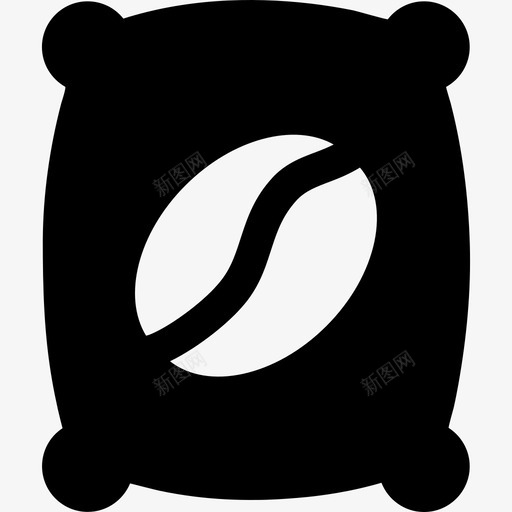 咖啡袋巴西豆食物图标svg_新图网 https://ixintu.com 咖啡袋 巴西偶像 巴西豆 食物