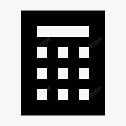计算器nope数学图标svg_新图网 https://ixintu.com gold hold nope 会计 已售 教育和教材图标 数字计算器 数学 粗体 计算 计算器