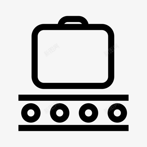 行李传送带旅行潮汐图标svg_新图网 https://ixintu.com 手提箱 旅行 无线 智能手机 概述航空基本图标集 浪涌 潮汐 脉冲 行李传送带 行李提取