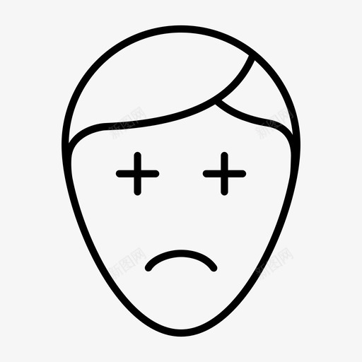 伤害男人爱图标svg_新图网 https://ixintu.com 伤害 女人 情感 死亡 爱 生命 男人 痛苦 脸薄