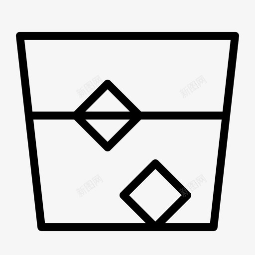 苏格兰威士忌胶带浆糊图标svg_新图网 https://ixintu.com 冰块 固定器 威士忌 浆糊 玻璃杯 胶带 胶水 苏格兰威士忌 附属物 饮料