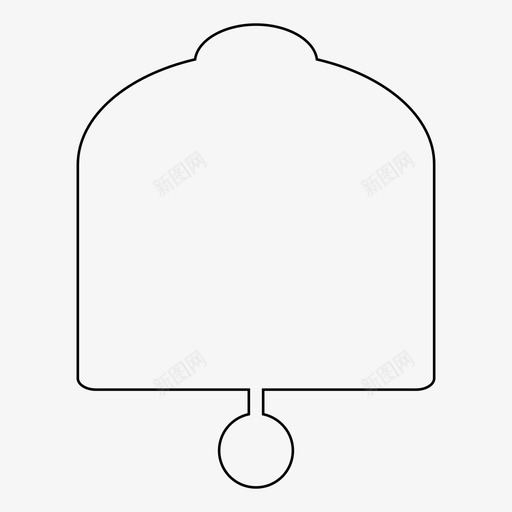 警铃教堂钟声咚咚响图标svg_新图网 https://ixintu.com 教堂钟声咚咚响 警铃