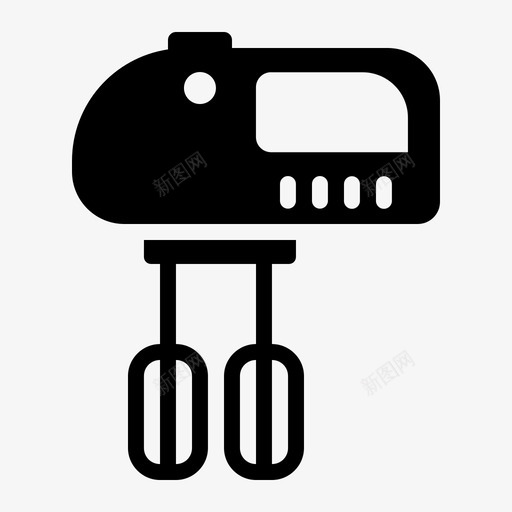 手搅打器橡皮泥脉冲图标svg_新图网 https://ixintu.com 厨房公用设施和器具字形 器具 手搅打器 打浆 打蛋器 橡皮泥 电动 纹章 脉冲 通讯