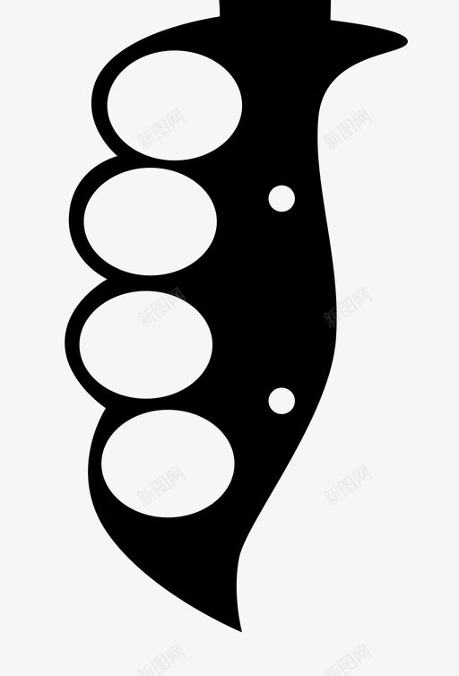 铜关节刀暴力工具图标svg_新图网 https://ixintu.com 危险 厨房 工具 暴力 暴力图标 杀戮 武器 金属 铜关节刀