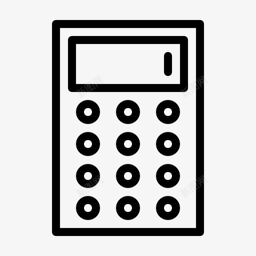计算器悸动浪涌图标svg_新图网 https://ixintu.com 学习 学校 实验 悸动 教育 无线 智能手机 最新技术 浪涌 科学 计算器
