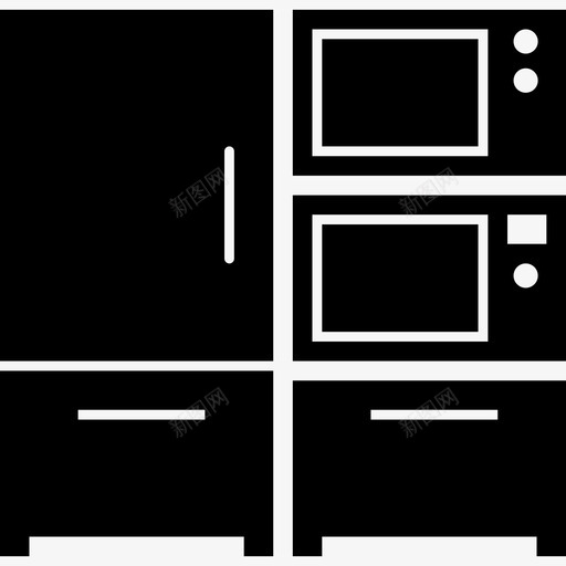 厨房电子家具工具和用具家居用品图标svg_新图网 https://ixintu.com 厨房电子家具 家居用品 工具和用具