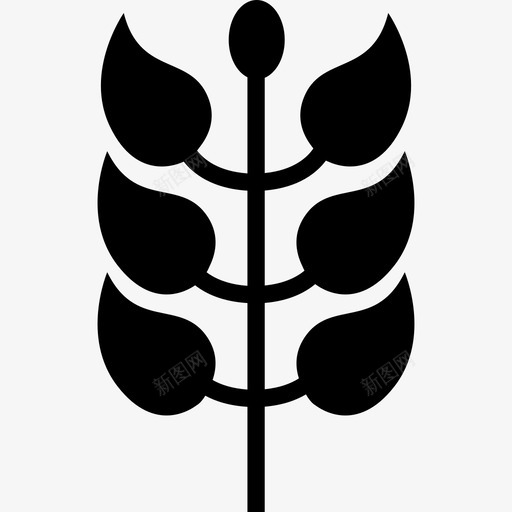 枝叶自然生态图标svg_新图网 https://ixintu.com 枝叶 生态 自然