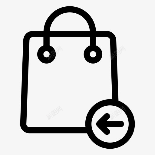 透水购物袋购物袋纸袋图标svg_新图网 https://ixintu.com 前 后 左 检查 满 空 纸袋 网购 购物袋 购物车 透水购物袋