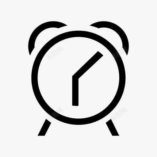 闹钟唤醒计时器图标svg_新图网 https://ixintu.com 周期 唤醒 小时 手表 时间日期 警报 计时器 闹钟