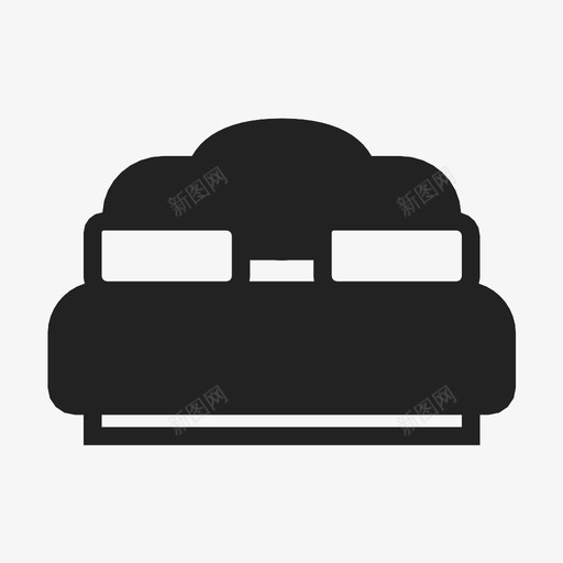 床展品物品图标svg_新图网 https://ixintu.com 家具 展品 床 材料 物品 睡眠 躺椅 酒店