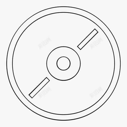 黑胶唱片唱片专辑图标svg_新图网 https://ixintu.com 唱片专辑 黑胶唱片