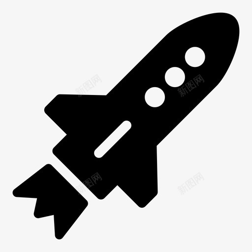 火箭起飞启动图标svg_新图网 https://ixintu.com glyphui2 v2 发射 启动 宇宙飞船 推进 火箭 航天器 起飞 飞行