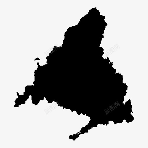 马德里无线潮汐图标svg_新图网 https://ixintu.com 互联网 地区 地图 振荡 无线 潮汐 脉冲 西班牙领土 马德里 马德里地图