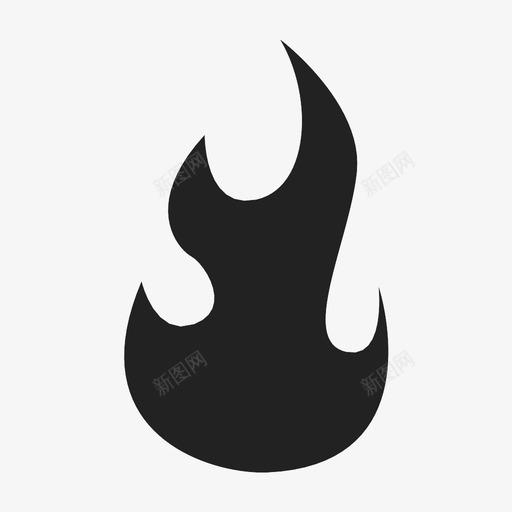 火焰对立面标记图标svg_新图网 https://ixintu.com 对立面 开火 指针 排除 标记 火 火焰 燃烧 精确