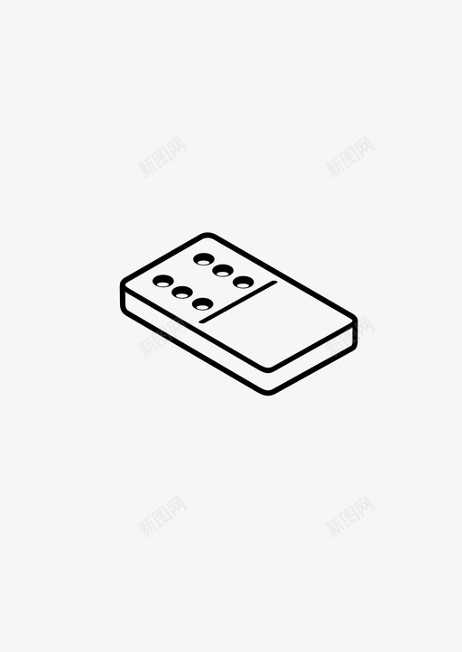 多米诺骨牌棋子数字图标svg_新图网 https://ixintu.com 乐趣 休闲 六点 多米诺骨牌 娱乐 数字 智能 棋子 游戏多米诺骨牌白色 游戏桌
