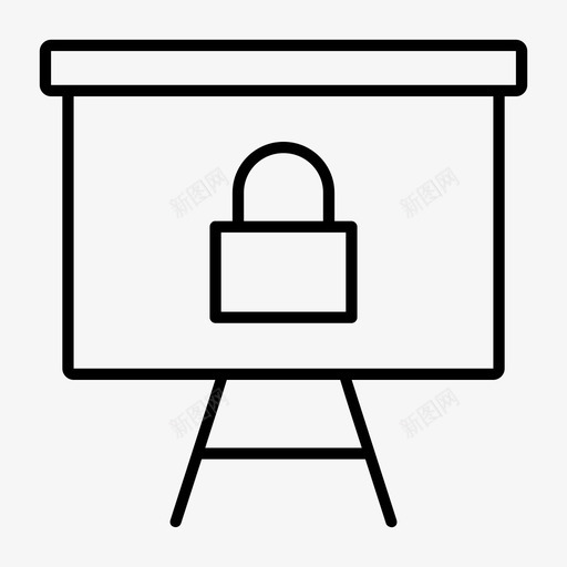 锁投影屏幕潮汐屏幕投影仪图标svg_新图网 https://ixintu.com crest 互联网 在线演示 屏幕投影仪 无线 显示投影 最新技术 潮汐 解释 锁投影屏幕